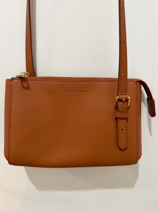 Marc Jacobs Handbags - Marc Jacobs Tan Leather Crossbody Bag with Gold Hardware